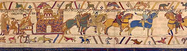 The Prisoner scene 3 - Bayeux Tapestry